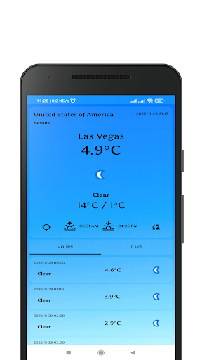 Android application Weather LiApp - Weather screenshort