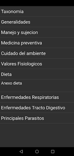 Vademécum Animales Exóticos Screen 3