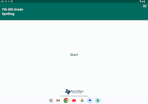 BOT 7th-8th Grade Spelling