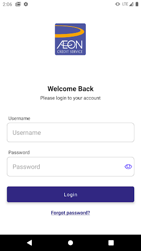 Android application AEON CREDIT FIELD CREW screenshort