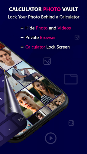 Calculator photo vault Screen 2