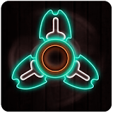Pidget Spinner Neon icon