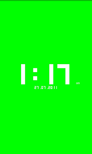 Terminal Clock Screen 3
