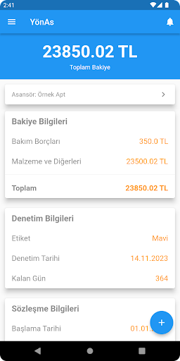 Android application YönAs screenshort