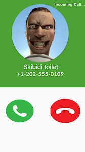 Skibidi dop toilet fake call