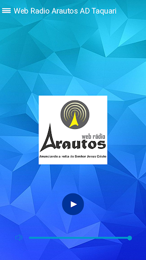 Android application Web Rádio Arautos screenshort