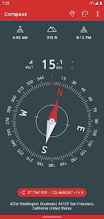 Kompass & Höhenmesser Tangkapan layar