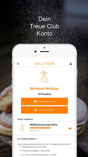 Android application Bäckerei Waltner screenshort