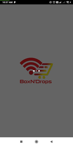 Android application BoxNDrops Vendor screenshort