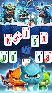 Solitaire Cats vs Zombies