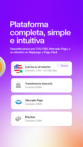 Screenshot of Ripio Bitcoin Wallet