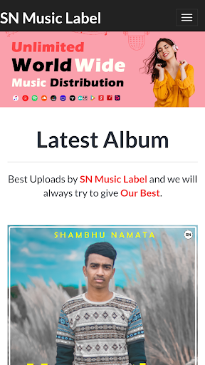 Android application SN Music screenshort