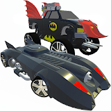 Bat Hero Driving A Car icon