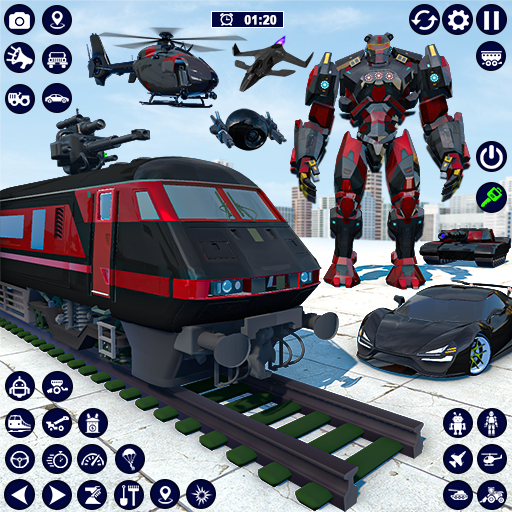 Real Robot Transform Car Game 1.0.8 Icon