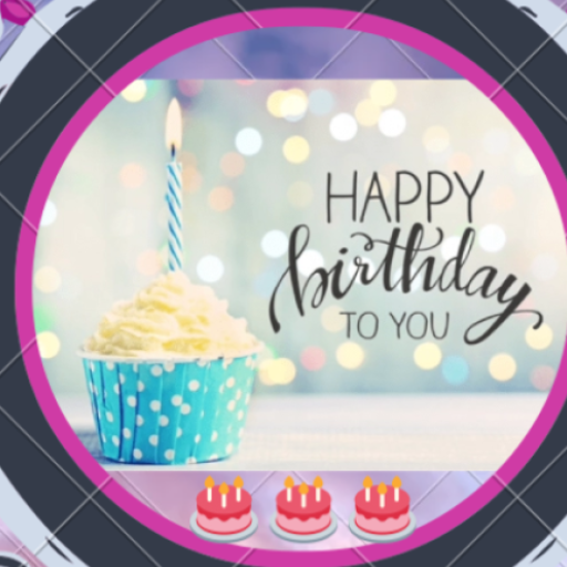 Happy birthday Sticker for WA logo