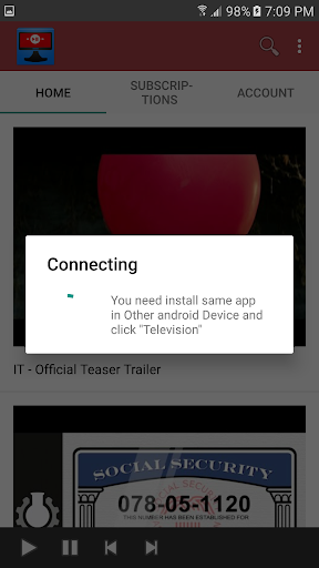 AT Player YoutuRemote Screen 2