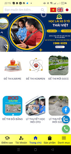 Android application VinaJapan: Học Đổi bằng lái xe screenshort