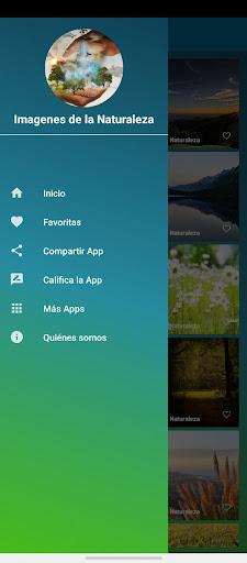 Android application Imagenes de la Naturaleza screenshort
