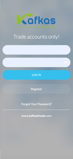 Android application Kafkas Foods screenshort