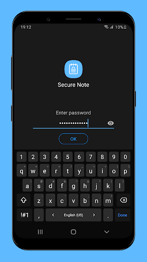 Android application Note Locker - Protect notes screenshort