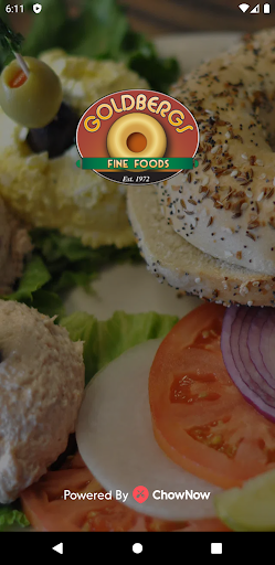 Android application Goldbergs Fine Foods screenshort