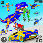 Cover Image of Скачать Dino Car Robot Transform Games 1.8 APK