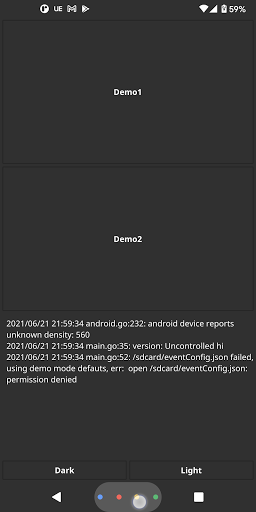 Android application Generic Events screenshort