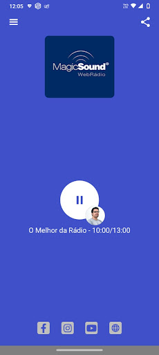Web Rádio Magic Sound Screen 3