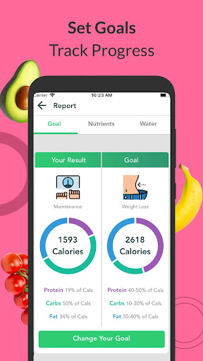 Calorie Counter, Carb Manager & Keto by Freshbit android2mod screenshots 3