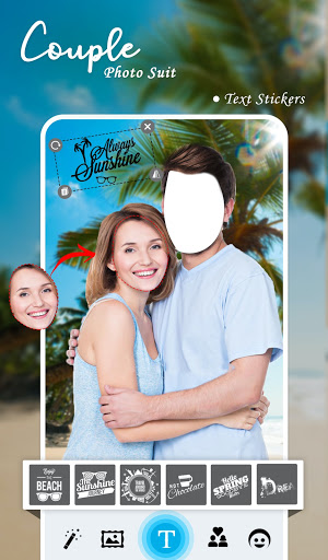 Android application Couple Photo Suit screenshort