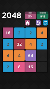 2048 number puzzle games