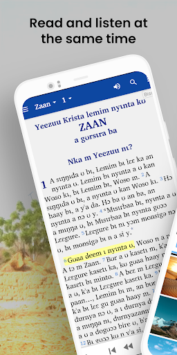 Android application Bible in Bissa - NT with audio screenshort