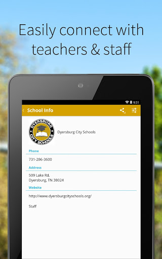 Dyersburg City Schools Screen 2