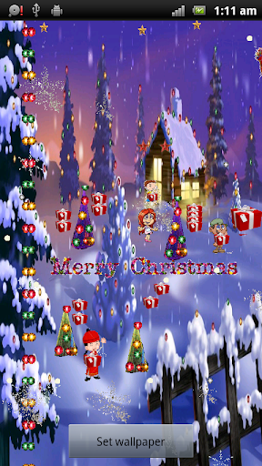 Merry Christmas Live Wallpaper
