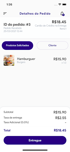 AD Delivery - Entregador