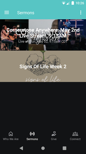 Cornerstone Anywhere Screen 2