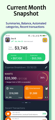 Finzo AI finance tracker