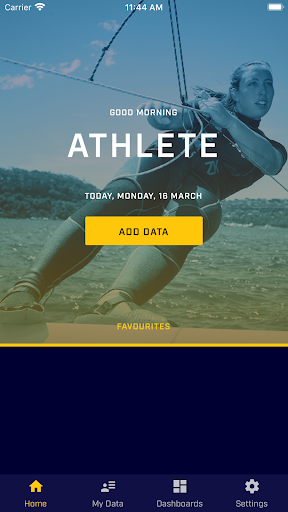 Android application AMS Athlete screenshort