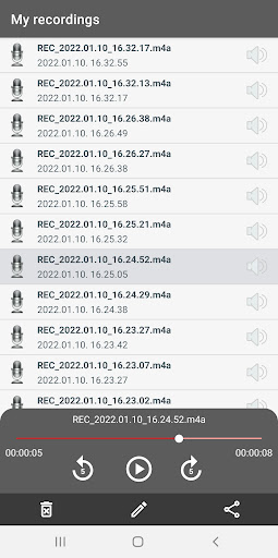 Voice Recorder Screen 2