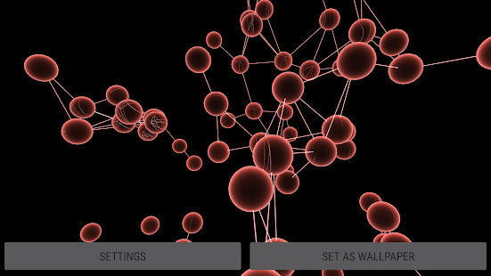 Crystal Particle Plexus 3D Liv Screenshot