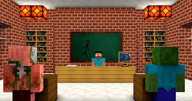 screenshot of Monster School Mod for MCPE