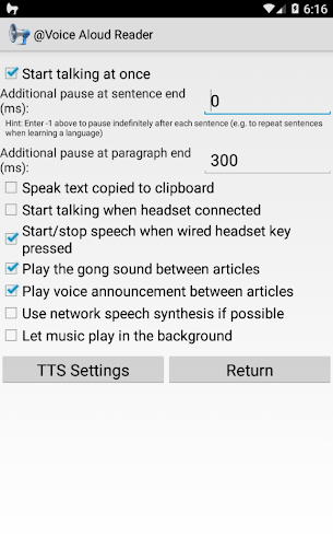 @Voice Aloud Reader (TTS Reader) android2mod screenshots 8