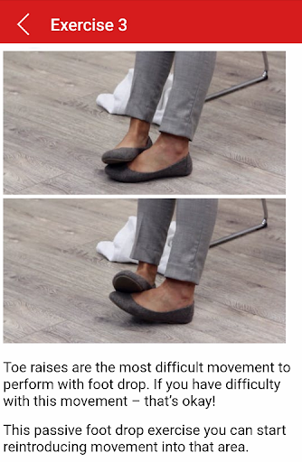 Foot Drop Exercises Screen 2