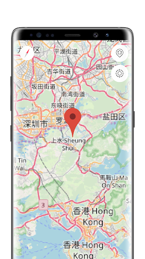 Android application Shenzhen Offline Map screenshort