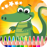Crocodiles Coloring Book icon