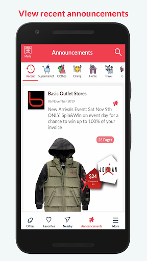 Offerat: Shopping Offers Screen 2