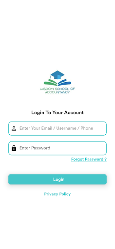 Android application Wisdom School of Accountancy screenshort