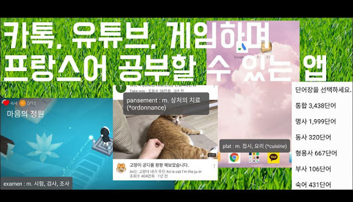 Android application 토스트 프랑스어(3,438 단어, 품사별 단어장) screenshort