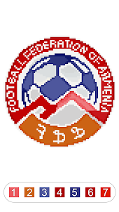 Football Logo Pixel Art