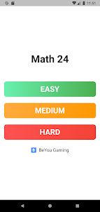 Math 24 - Math challenge